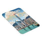 Hong Kong China Reisen Vintag Magnet (Rechte Seite)