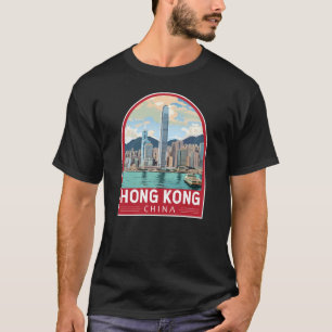 Hong Kong China Reisen Vintag T-Shirt