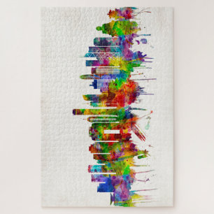 Hong Kong China Skyline Puzzle