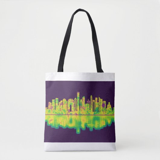 Hong Kong China Skyline Tasche (Vorderseite)