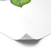 Hong Kong City Travel Poster (Ecke)