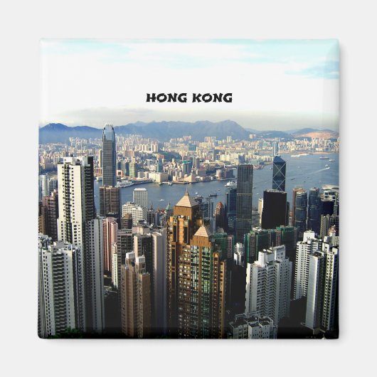Hong Kong Cityscape Magnet (Vorne)