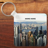 Hong Kong Cityscape Schlüsselanhänger (Vorderseite)