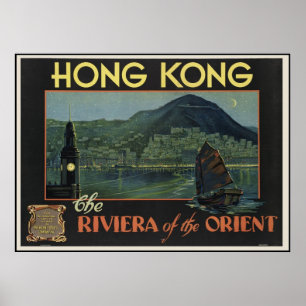 Hong Kong das Riviera des Orientes Poster