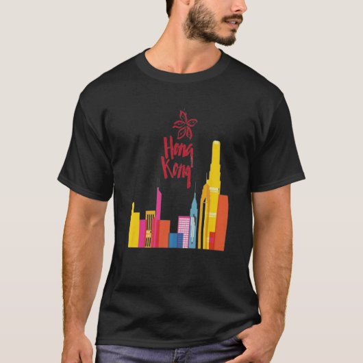 HONG KONG FLAG CITIES STRONG SEVEN T-Shirt (Vorderseite)