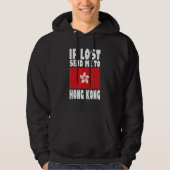 Hong Kong Flag Design If lost send me to Hong Kon Hoodie (Vorderseite)