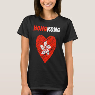 Hong Kong Flag Holiday Hongkong Herz Hongkonger T-Shirt