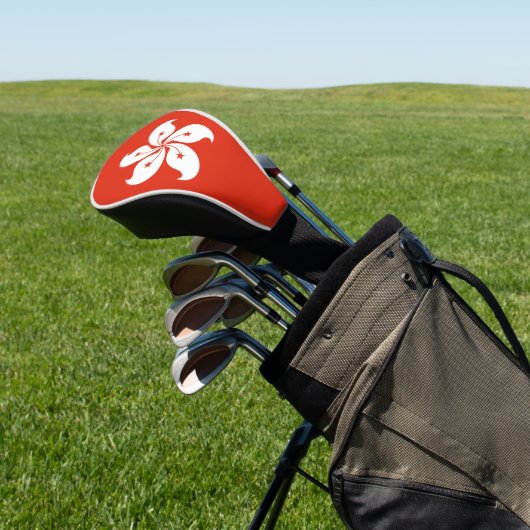 Hong Kong-Flagge Golf Headcover (In SItu)