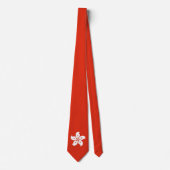 Hong Kong-Flagge Krawatte (Vorderseite)