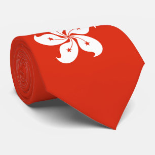 Hong Kong-Flagge Krawatte
