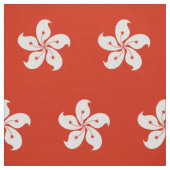 Hong Kong-Flagge Stoff (Muster)