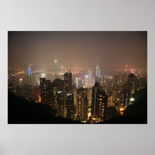 Hong Kong From Victoria Peak Poster (Vorne)
