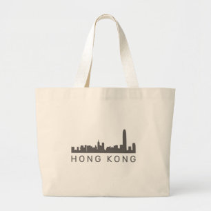 Hong Kong Geschenk HK Skyline Geschenk Jumbo Stoffbeutel