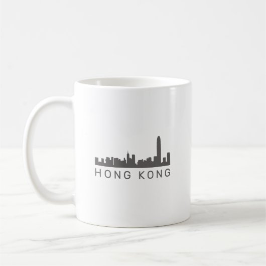 Hong Kong Geschenk HK Skyline Geschenk Kaffeetasse (Links)