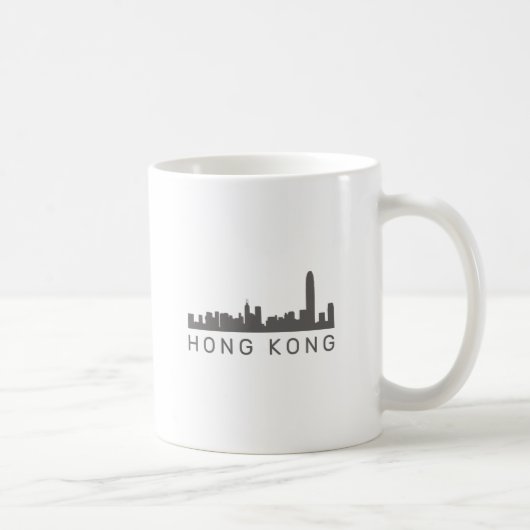 Hong Kong Geschenk HK Skyline Geschenk Kaffeetasse (Rechts)