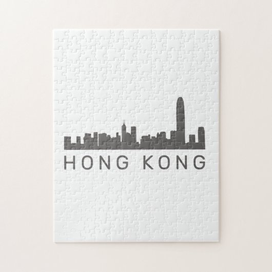 Hong Kong Geschenk HK Skyline Geschenk Puzzle (Vertikal)