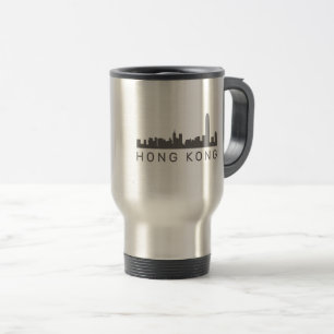 Hong Kong Geschenk HK Skyline Geschenk Reisebecher