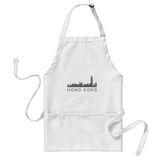 Hong Kong Geschenk HK Skyline Geschenk Schürze (Vorne)