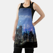 Hong Kong Island Skyline Panorama Night Souvenir Schürze (InSitu)