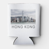 Hong Kong Island Skyline Retro City Vintag Dosenkühler (Vorderseite)