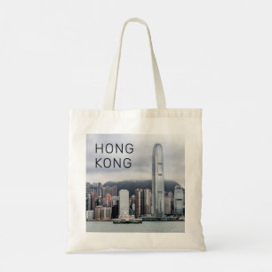 Hong Kong Island Skyline Retro City Vintag Tragetasche