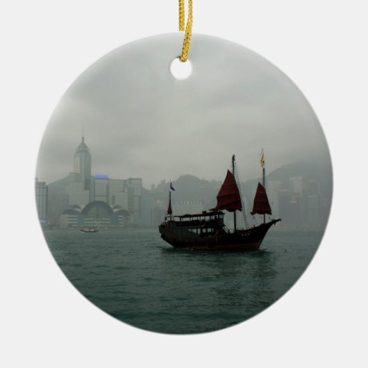 Hong Kong Keramik Ornament (Vorne)