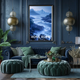 Hong Kong: La Perla de Oriente - Costa y Skyline Poster