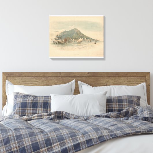 Hong Kong Leinwanddruck (Insitu (Schlafzimmer))