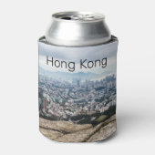 Hong Kong Lion Rock Hill Skyline Panorama Souvenir Dosenkühler (Kanne Vorderseite)
