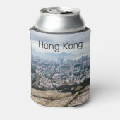 Hong Kong Lion Rock Hill Skyline Panorama Souvenir Dosenkühler (Kanne Rückseite)