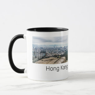 Hong Kong Lion Rock Hill Skyline Panorama Souvenir Tasse