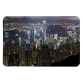 Hong Kong Night Skyline Magnet (Horizontal)