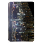 Hong Kong Night Skyline Magnet (Vertikal)