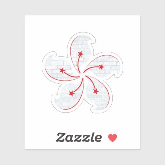 Hong Kong Orchid Aufkleber (Blatt)