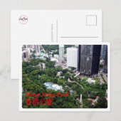 Hong Kong - Park - Postkarte (Vorne/Hinten)