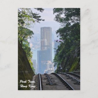 Hong Kong Peak Tram Postcard Postkarte