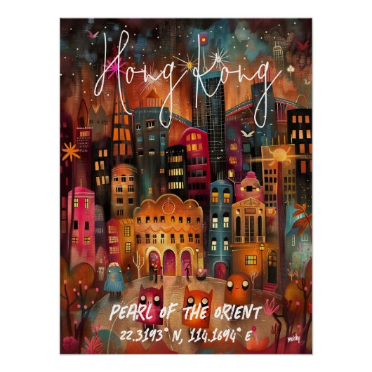 Hong Kong: Perla de Oriente Poster (Vorderseite)