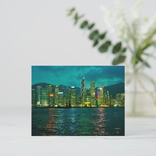 Hong Kong Postkarte (Stehend Vorderseite)