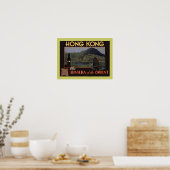 Hong Kong ~ Riviera of the Orient Poster (Küche)