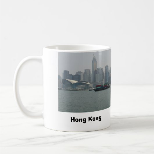 Hong Kong-Skyline Kaffeetasse (Links)