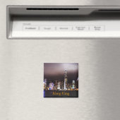 Hong Kong Skyline Magnet (In Situ (Geschirrspüler))