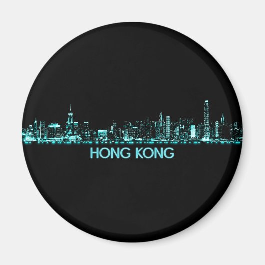 Hong Kong Skyline Magnet (Vorne)