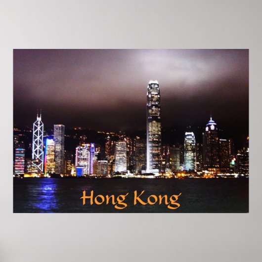 Hong Kong Skyline Poster (Vorne)