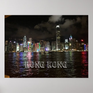 Hong Kong Skyline Poster