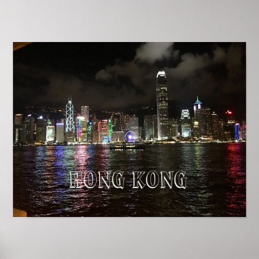 Hong Kong Skyline Poster (Vorne)