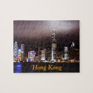 Hong Kong-Skyline-Puzzlespiel Puzzle