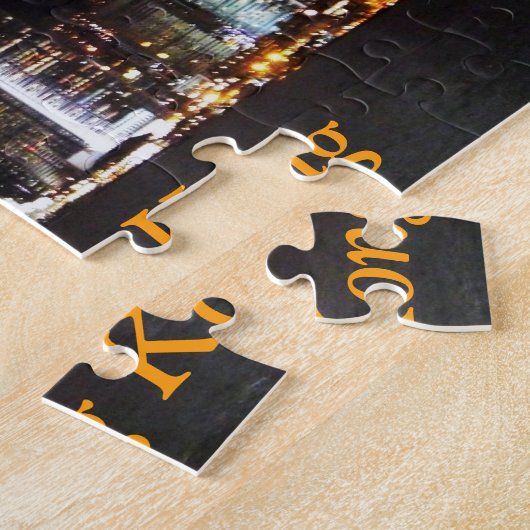 Hong Kong-Skyline-Puzzlespiel Puzzle (Seite)