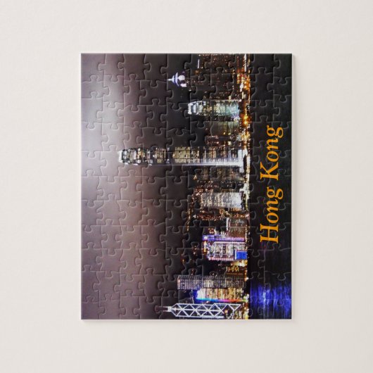 Hong Kong-Skyline-Puzzlespiel Puzzle (Vertikal)