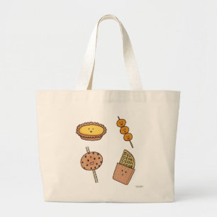 Hong Kong Street Food tote bag Jumbo Stoffbeutel