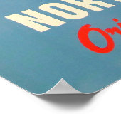 Hong Kong Vintage Travel Poster (Ecke)